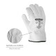 Guantes Piel FLOR  11" Con Colgador (Par)