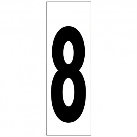Numero Adhesivo 46x140 mm.   Nº 8