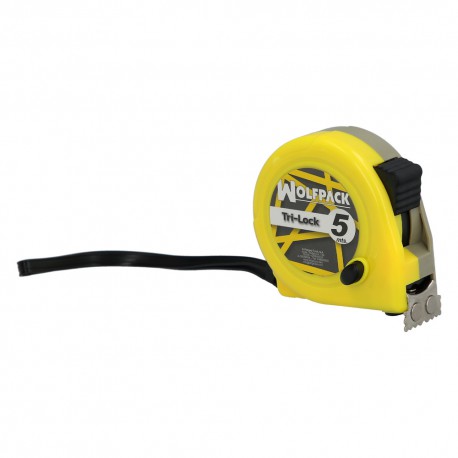 Flexometro Magnético Amarillo Con Freno  5 Metros / 19 mm.