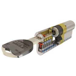 Cilindro Tesa Seguridad Tk1 30x40 Latonado