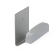 Colgador Percha Adhesivo Acero Inoxidable Color Gris