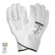 Guantes Piel FLOR  9" Con Colgador (Par)