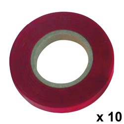 Cinta Para Atadora 11 x 0,15 mm. x 26 metros Rojo (Pack 10 Rollos)