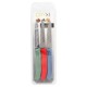 Cuchillo Nuuk Mondador Hoja Acero Inoxidable 9 cm. Colores Surtidos (Blister 3 Piezas)