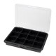 Organizador Plastico 12 Compartimentos 180x128x32 mm. Caja Almacenaje, Malentin Organizador, Organizador Plastico