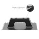 Peine Profesional Mango TPR 280x120 mm. Dientes 10 x 10 mm.
