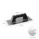 Peine Profesional Mango TPR 280x120 mm. Dientes 10 x 10 mm.