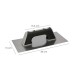 Llana Profesional Acero Mango TPR Acabado Liso 300x150 mm.
