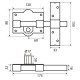 Cerrojo Fac 301-r/120-p