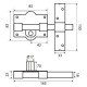 Cerrojo Fac 301-l/ 80-n      Bombillo 70