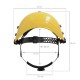 Protector Facial Con Arnes Ajustable Pantalla Policarbonato 390x200 mm. visera Seguridad, Anti Impactos, Casco Desbrozadora