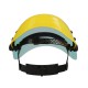 Protector Facial Con Arnes Ajustable Pantalla Policarbonato 390x200 mm. visera Seguridad, Anti Impactos, Casco Desbrozadora