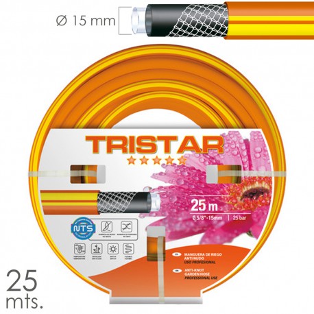 Manguera Tricotado No Torsion 15 mm. - 5/8" Rollo 25 Metros
