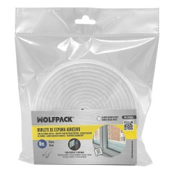 Burlete Espuma 8 m. x 6 mm. x 15 mm.