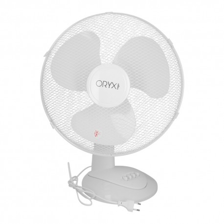 Ventilador Sobremesa Blanco 45 Watt 3 Velocidades.