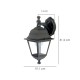 Farol Jardin Soporte Alto Negro.