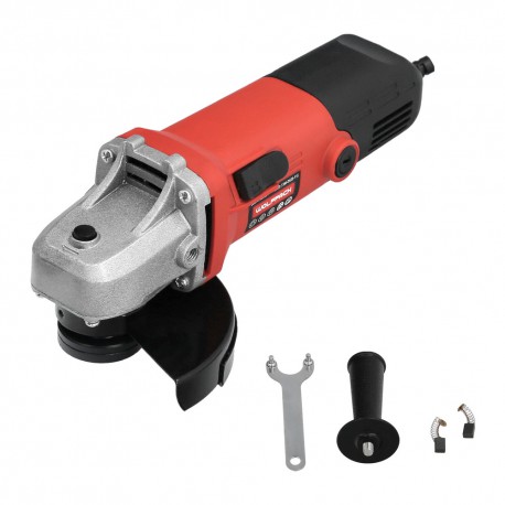 Amoladora 500 Watt. Ø 115 mm. 12.000 R.P.M. Eje M14 Protector Disco Ajustable, Anti arranque