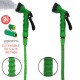 Manguera Extensible Riego  5 a 15 Metros Con  Pistola De 7 Posiciones