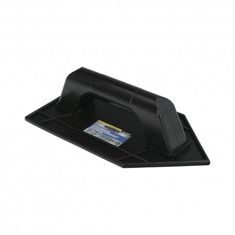 Talocha Plastico Punta Mango Redondo 26 x 14 cm. Negro Con Alveolos