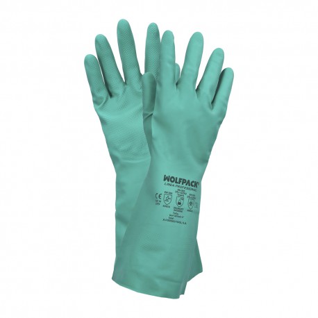 Guante Nitrilo Oil Resistant Talla L 9" (Par)