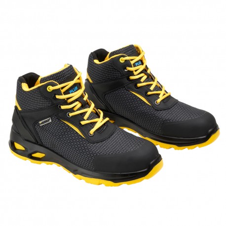 Bota Seguridad Maurer S3 Modelo Amerina Antideslizante con Suela Composite y Resistencia a los Hidrocarburos. Talla 38.