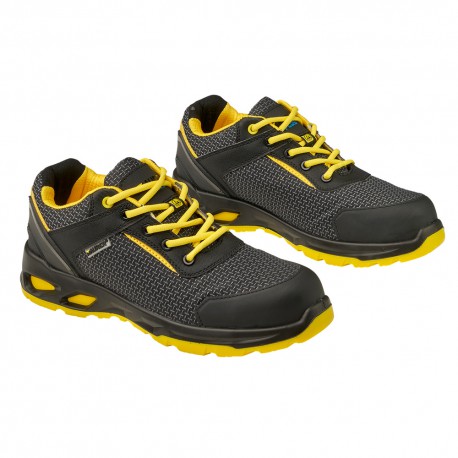 Zapatos Bajo Seguridad Maurer S3L Modelo Amerina Antideslizante con Suela Composite y Resistencia a los Hidrocarburos Talla 45