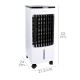 Ventilador Refrescador Por Agua Con Mando. Oscilación Automatica 3 Velocidades, Modo Ventilación / Refrigeración