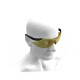 Gafas Proteccion En166 Patillas Ajustables Lentes Ambar, Puente Engomado, Homologadas EN166