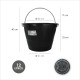 Cubo Obra Italiano Plastico Wolfpack 12 L