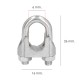 Sujetacables Galvanizado 6 mm. 1/4" Uso Domestico