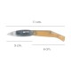 Navaja Wolfpack Modelo Nacar  6,3 cm Cerrada
