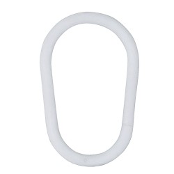 Anillas Para Cortinas de Ducha Pera Anilla Baño pera 18 mm. Blanca (Bolsa 100 Unidades)
