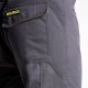 Pantalones Largos DeTrabajo, Multibolsillos, Resistentes, Rodilla Reforzada, Gris/Amarillo Talla 58/60 XXXL (Slim Fit)